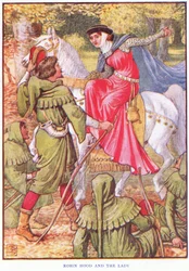 Robin Hood en de dame, ca. 1920