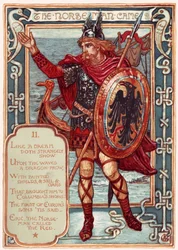 De Noorman. Uit: Columbias Courtship: Een Beeldgeschiedenis van de Verenigde Staten, 1893