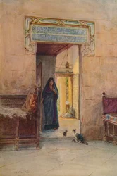 Ingang naar de Hareem, ca. 1905, 1912
