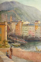 De haven van Camogli, ca. 1910, 1912