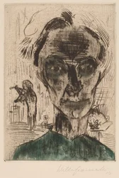 Man in een Kamer (Zelfportret), 1922-1923