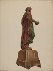 Sigarenwinkel figuur, ca. 1937