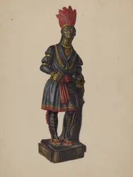 Sigarenwinkel Indiaan, ca. 1936