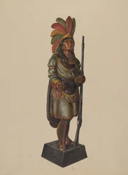 Sigarenwinkel Indiaan, ca. 1936