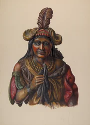 Sigarenwinkel Indiaan, ca. 1937