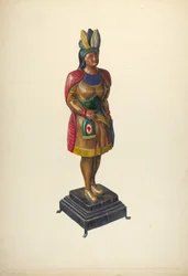 Sigarenwinkel Indiaan, ca. 1937