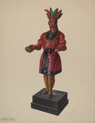 Sigarenwinkel Indiaan, ca. 1937