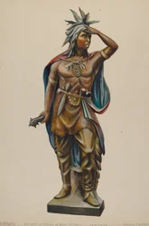 Sigarenwinkel Indiaan, ca. 1938