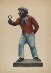 Aanbindpaal, ca. 1937