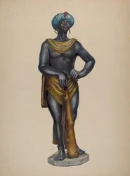 Nubische slavenfiguur, ca. 1937