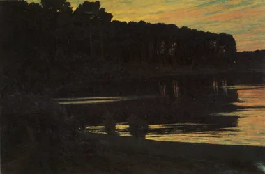 Duits: Grunewaldsee Grunewaldmeer


Alternatieve titel(s): Duits: Sonnenuntergang über dem Grunewaldsee Grunewaldmeer