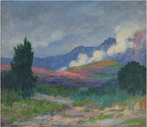 Wolken in een bergketen, c.1915