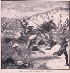 Aanval van de Schotten bij Homildon Hill AD 1402