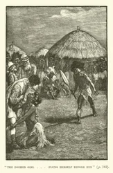Illustratie voor King Solomons Mines door H. Rider Haggard