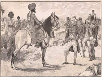 De overgave van Baillie aan Hyder Ali, 1780