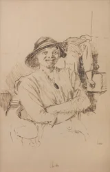 Kip, ca. 1914 (Potlood, pen en sepia-inkt op papier)