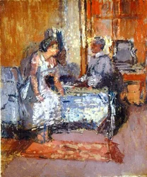 Zonlicht door luiken, ca. 1912