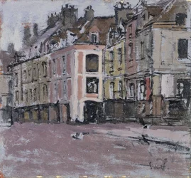 De oude arcades, Dieppe; Les Vieux Arcades, Dieppe, circa 1898-1900