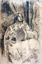 De Studie (De Drummer), c.1900