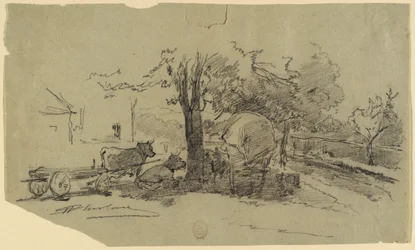 Een dorpsplein