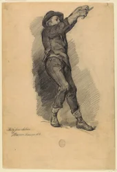 Figurenstudie uit de natuur