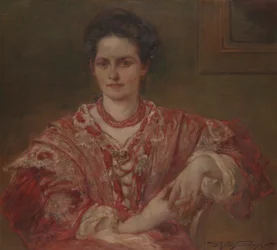 Portret van Dorothea A. Dreier (1870)