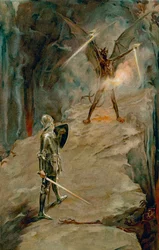 De christen tekende, want hij zag dat het tijd was om in actie te komen