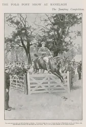 De poloponyshow in Ranelagh, de springwedstrijd