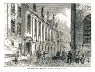 De Merchant Taylors School, Suffolk Lane, 1878