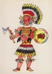 Figuren uit kinderboeken: De laatste der Mohikanen