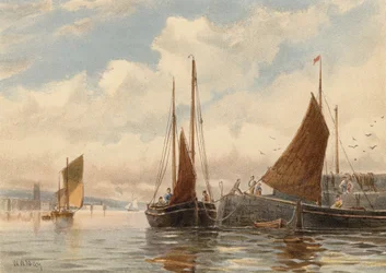 Penzance Luggers bij Newlyn