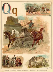 Letter Q (chromolitho)