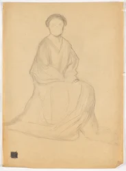 Studie van een dame