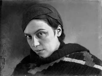 Portret van Anita Pittoni, ca 1940 (z/w foto)