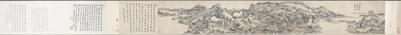 Groene Pieken onder Heldere Hemel: Na Huang Gongwang