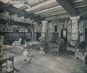 De Buccaneer Room, Carlyle Club, Piccadilly, 1915