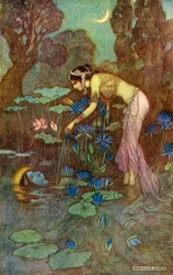 Sita vindt Rama tussen lotusbloemen, 1913