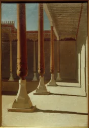 Galerij in de citadel van Samarkand