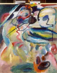 Schilderij met cirkel