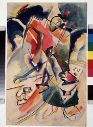Compositie met vrouwelijke figuur