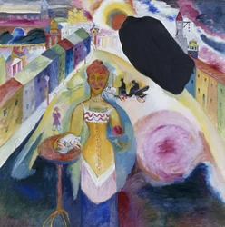 Dame in Moskou