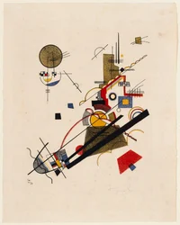 Vrolijke beklimming (uit: Meestermap van het Staatliche Bauhaus, blad 2)