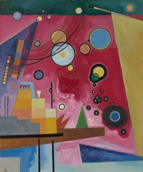 Kandinsky - Zwaar rood, 1924 (juli)