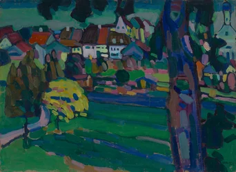 Murnau - Studie voor "Landschap met boomstam"