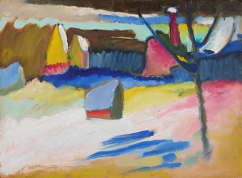 Murnau – Landschap met kale boom