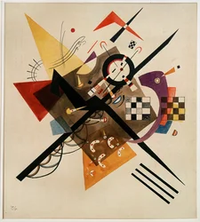 Op wit II, lente (olieverf op doek)