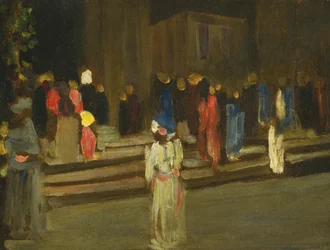 Park van Saint Cloud, ingang, 1906
