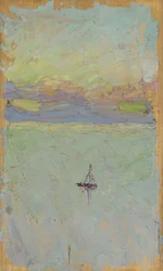 Zeilboot op zee