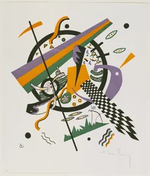 Kleine werelden IV, schilderij van Vassily Kandinsky