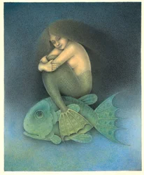 Omermaid, 2007 (gemengde techniek op karton)
